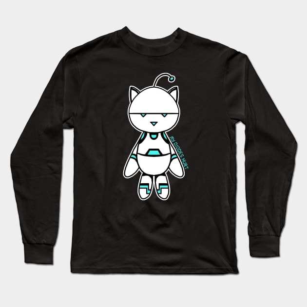 Marvin Cat Long Sleeve T-Shirt by Maolli Land